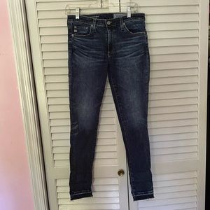 Dark Washed Skinny Jeans
